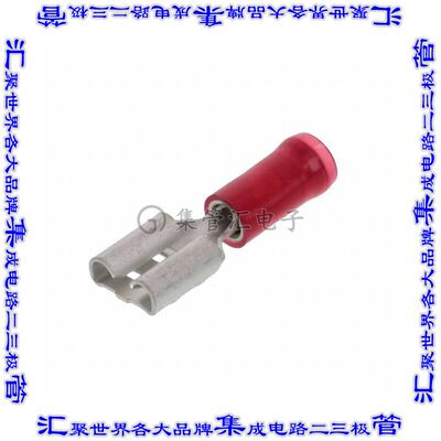 9-1377174-1 快速连接器端子母头6.35mm压接16-22AWG