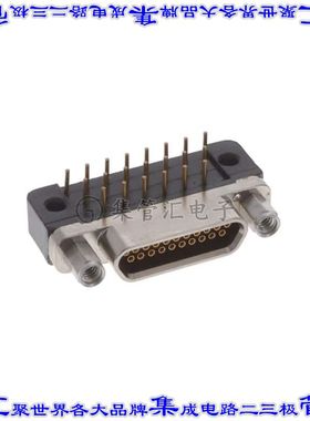 MDLM-21SCBRP-F222 连接器21POS插座母插口3排D-TYPE型面板安装通
