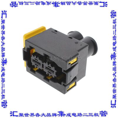 1355328-1 矩形连接器外壳2POS插座母形插口黑色自由悬挂
