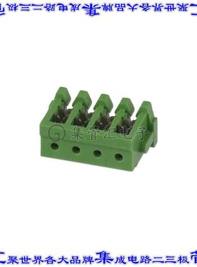 04ZR-8M-P 矩形连接器4POS插座1.5mm母插口绿色IDC锡自由悬挂