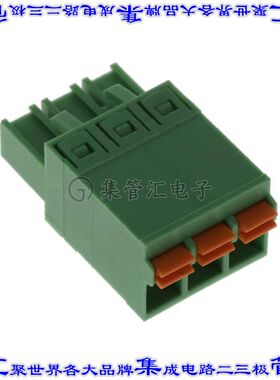 KD0370500000G 端子块连接器3POS插头母插口5mm绿色自由悬挂