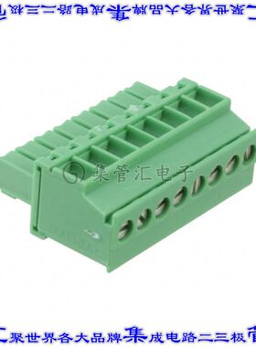 1862917 端子块连接器8POS插头母插口3.5mm绿色自由悬挂