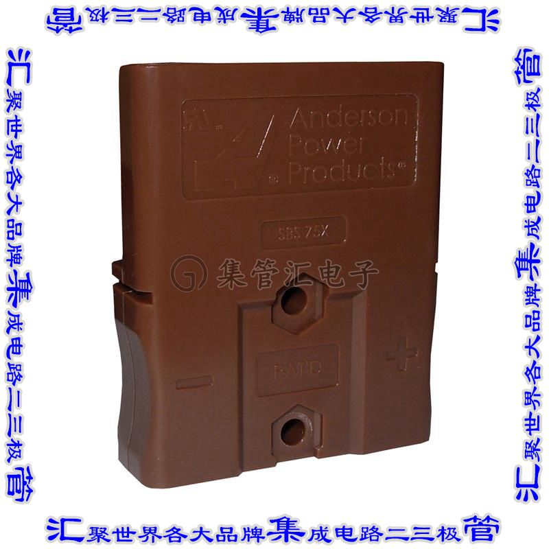 SBS75XBRN 接插件连接器HOUSING SBS75X F-P 6POS BRN