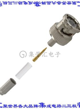 2-5221128-3 同轴连接器BNC插头公引脚压接50欧姆自由悬挂