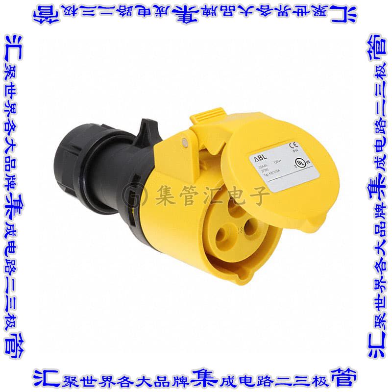 K31S10A 接插件连接器PIN&SLEEVE CONNEC 20A 120VAC 2P