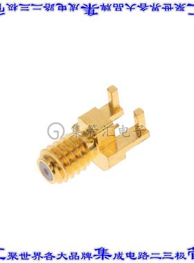 A75590-001 同轴连接器插头公引脚焊接50欧姆板边缘
