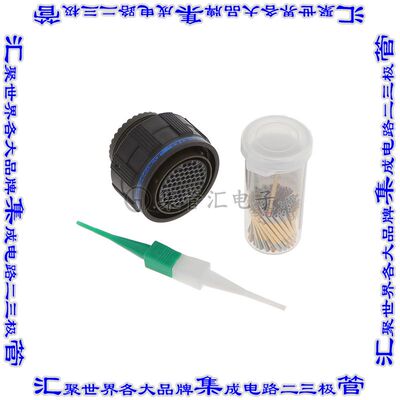 D38999/26JF35SN 圆形连接器66POS插头母插口压接镀金自由悬挂