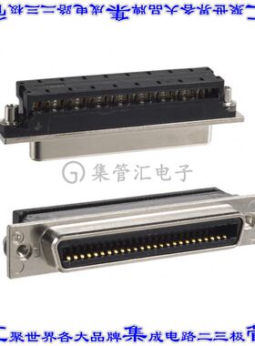 5554436-2 接插件连接器CONN RCPT 50POS PNL MNT IDC