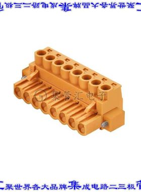 1944170000 端子块连接器10POS插头母插口5.08mm橙色自由悬挂