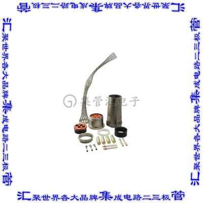 CL90557FS52413S 圆形连接器8POS插座母插口压接镀金自由悬挂