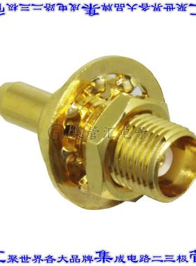 CONMCX005-R178 同轴连接器MCX插座母插槽压接焊接50欧姆面板安装