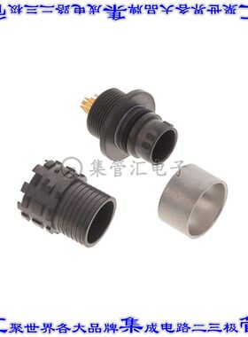 HDX-WA1M0-09XMB 圆形连接器9(6+3电源)插头公引脚焊杯镀金自由悬