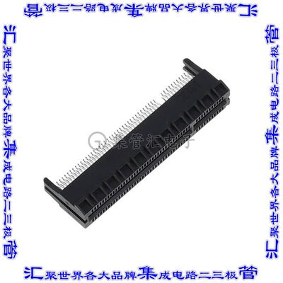 GWE49DHRN-T9410 卡边缘连接器98POS母头2排1mm黑色镀金