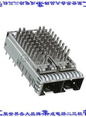 2198230-3 插拔式连接器外壳成组(1 x 2)SFP+通孔直角压配