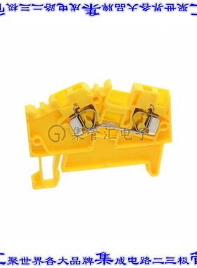 AS2.5/Y 端子块连接器2POS馈通式5.0mm黄色12-22AWG