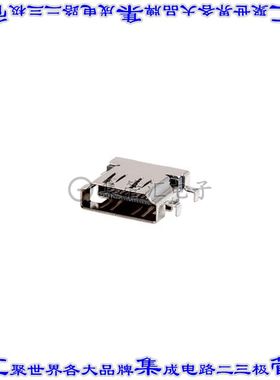 HD02-19-M-MSMT-TR 连接器HDMI插座19POS HDMI 2.1表面贴装通孔直