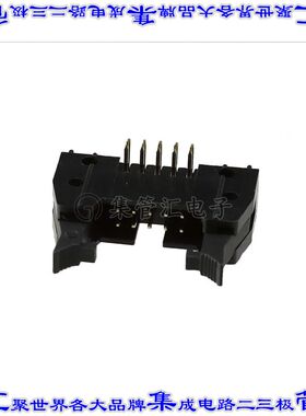 MHR-10-HUAL 针座连接器10POS接头2排2.54mm公形插针通孔直角镀金