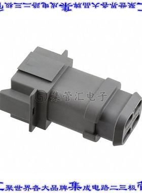 DT04-08PA-E008 矩形连接器外壳8POS插座2排公形引脚灰色自由悬挂