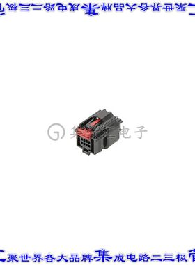 348944003 0348944003矩形连接器外壳8POS插座2排1.8mm母形插口灰