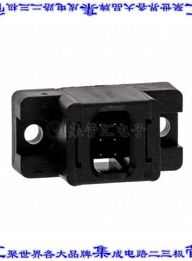 6651777-1 背板连接器6POS接头公引脚3排通孔黑色