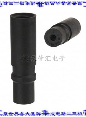 044 104 10001 02 圆形连接器1POS插座外壳用于公插针黑色自由悬