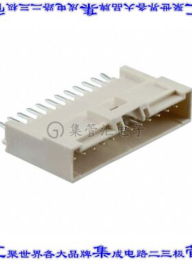 554871219 0554871219针座连接器12POS接头2mm公形插针通孔直针锡
