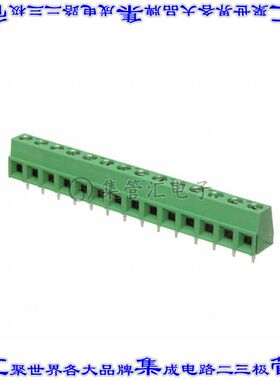 1-282837-4 线对板连接器14POS接线端子5.08mm通孔水平带板