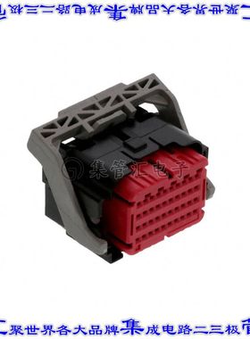 1438618-1 矩形连接器外壳40POS插头4排2.54mm母形插口黑色自由悬