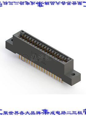 395-036-524-202 卡边缘连接器36POS母头2排2.54mm黑色镀金