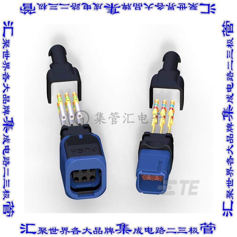 D369-R99-NS1 矩形连接器9POS插座3排2.54mm母插口黑色压接镀金自