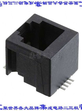 1-338086-4 接插件连接器CONN MOD JACK 6P4C VERT UNSHLD