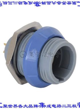 PLB1G620009 圆形连接器9POS插座母插口焊杯镀金面板安装