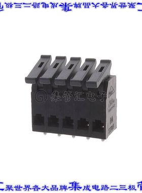 AST0550502 线对板连接器5POS接线端子5mm通孔水平带板