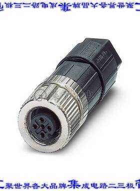 1012968 圆形连接器5POS插头母插口弹簧架镀金自由悬挂