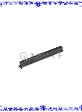 CEE016400140111 卡边缘连接器164POS母头2排1mm黑色镀金