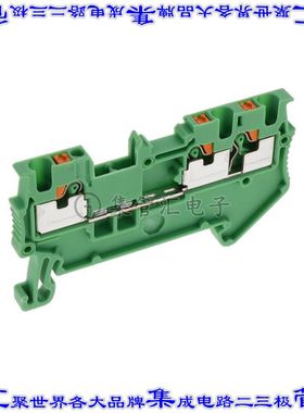 3208160 端子块连接器3POS馈通式3.5mm绿色14-26AWG