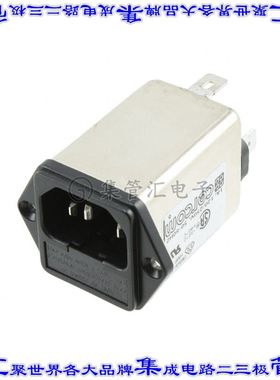 6609116-1 电源接入连接器3POS插座公插片模块IEC320-C14面板安装