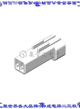 CPB202S0R00 矩形连接器外壳2POS插座2mm母形插口天然色自由悬挂