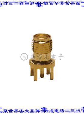 BU-1420701201 同轴连接器SMA插孔母形插口焊接50欧姆通孔