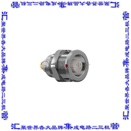 G11L0C-P02LPH0-0000 圆形连接器2POS插座母插口焊杯镀金面板安装