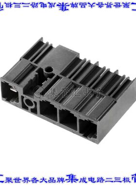 1156670000 端子块连接器3POS接头公引脚带罩10.16mm黑色90DEG通