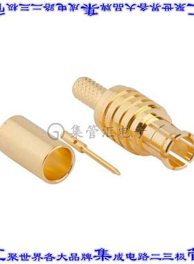 252103-75 同轴连接器MCX插头公引脚压接75欧姆自由悬挂