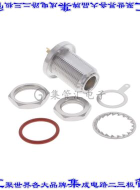 R161606000 同轴连接器N型插孔母形插口焊杯50欧姆面板安装