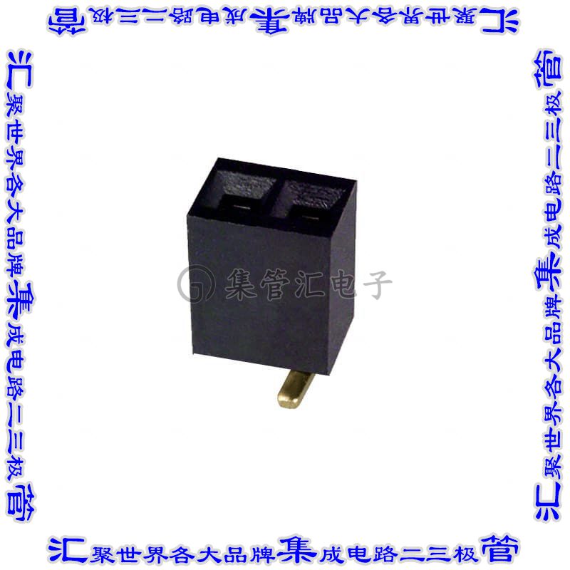 NPPC021KFXC-RC 针座连接器2POS插座2.54mm母形插口表贴SMD镀金