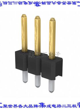 861400031YO8LF 针座连接器3POS分离式2.54mm公形插针通孔直针镀