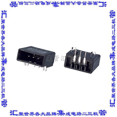1-178293-5 针座连接器3POS接头3.81mm公形插针通孔直角锡