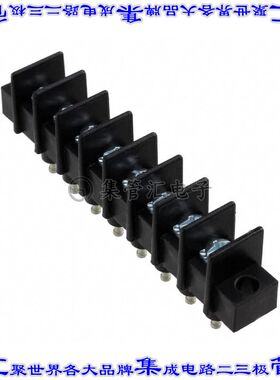 CFTW-8 端子块连接器8电路隔板接线座9.53mm螺钉带紧固板