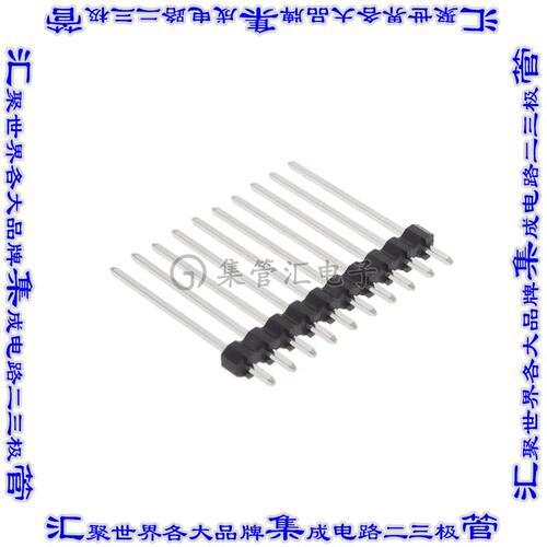 MDF7B-10P-2.54DSA(95) 针座连接器10POS接头2.54mm公形插针通孔