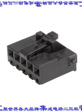 2074580005 矩形连接器外壳5POS插座3.96mm母形插口黑色自由悬挂