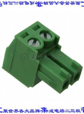 OSTTJ0231530 端子块连接器2POS插头母插口3.81mm绿色自由悬挂